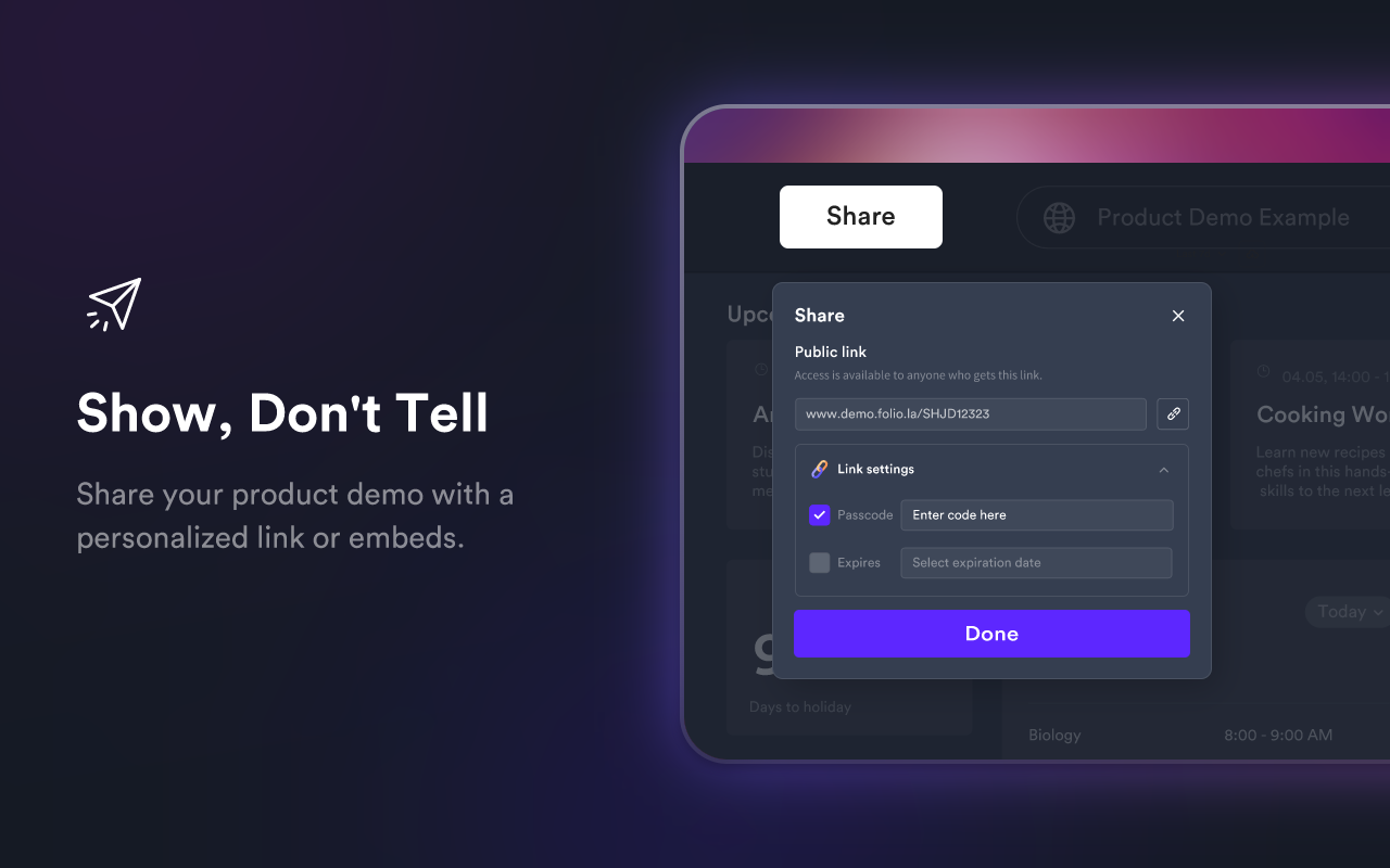 Folio - The no-code game-changer for interactive demos截图3