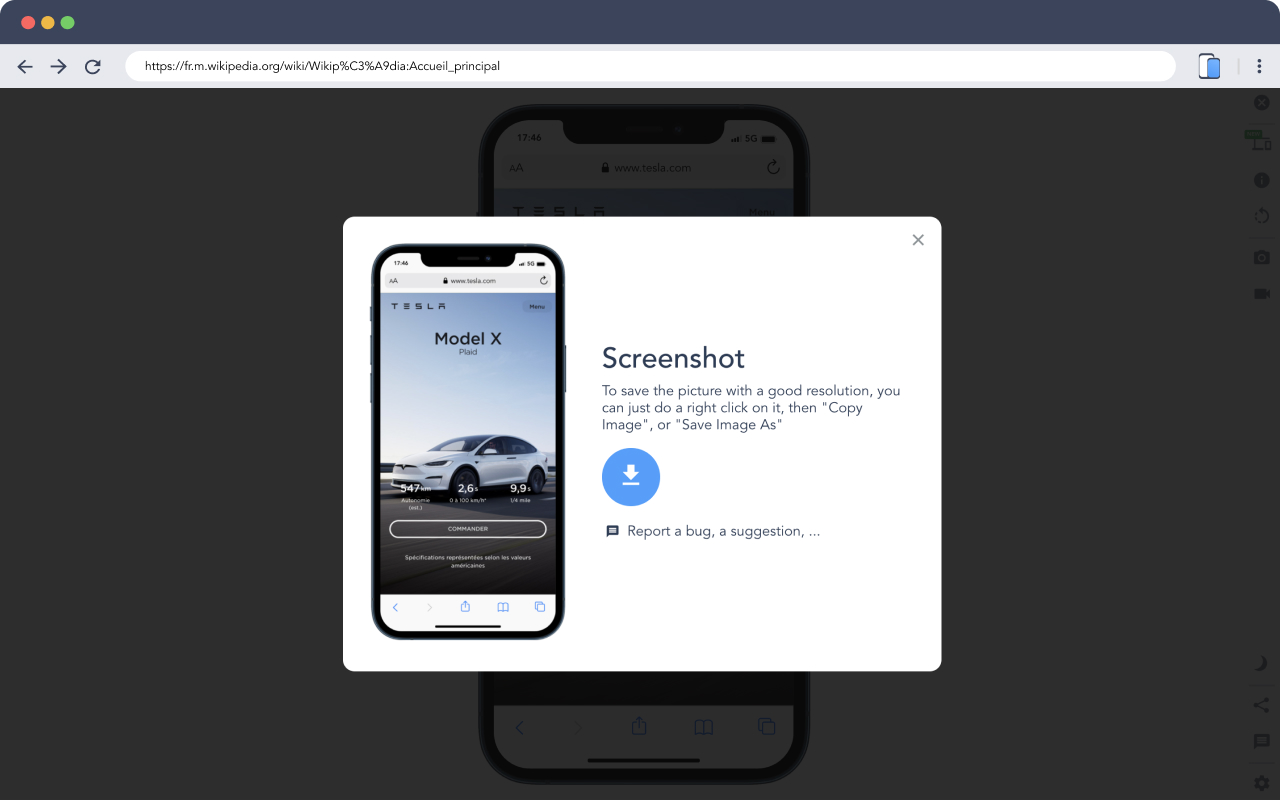 手机模拟器 - 测试响应式网站截图1
