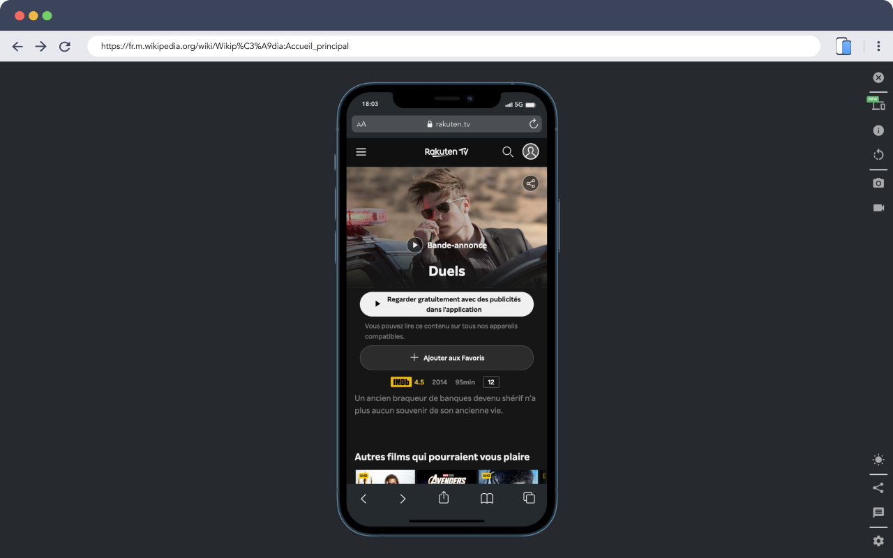 手机模拟器 - 测试响应式网站截图4