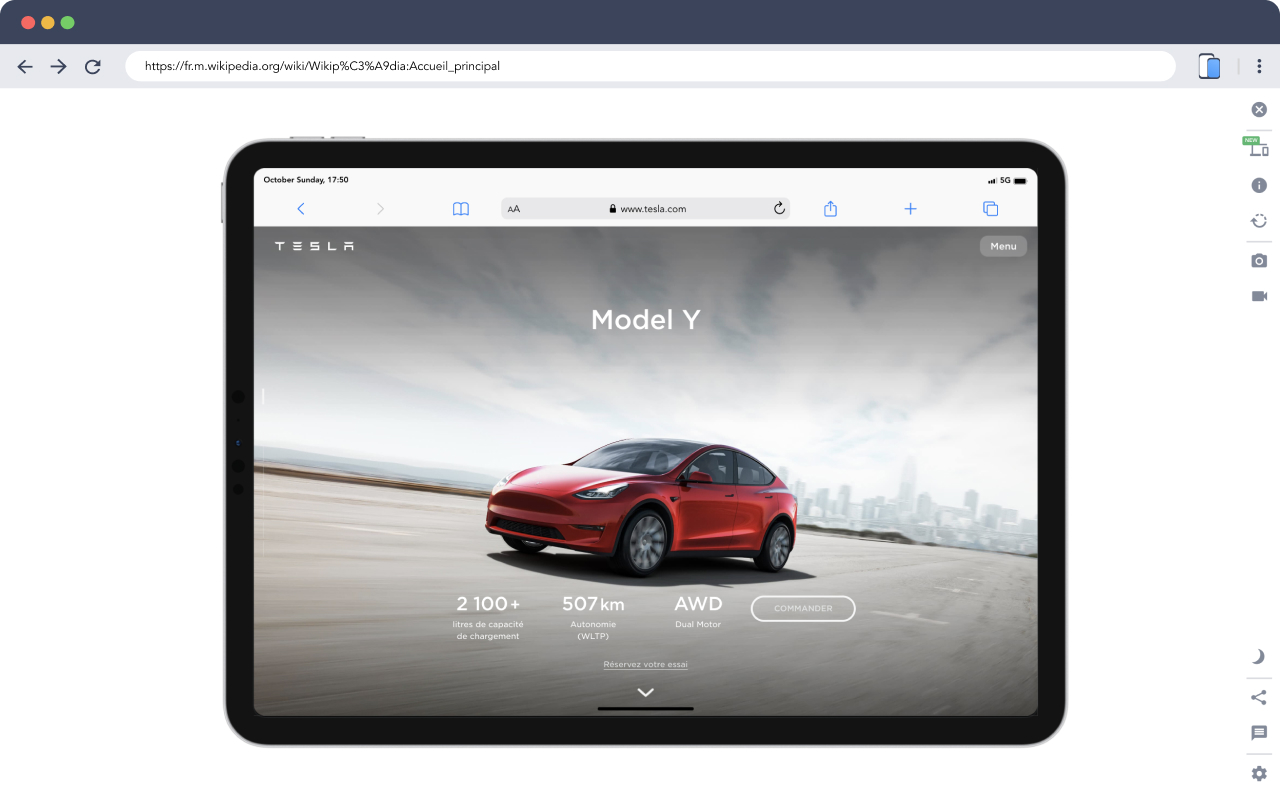 手机模拟器 - 测试响应式网站截图5