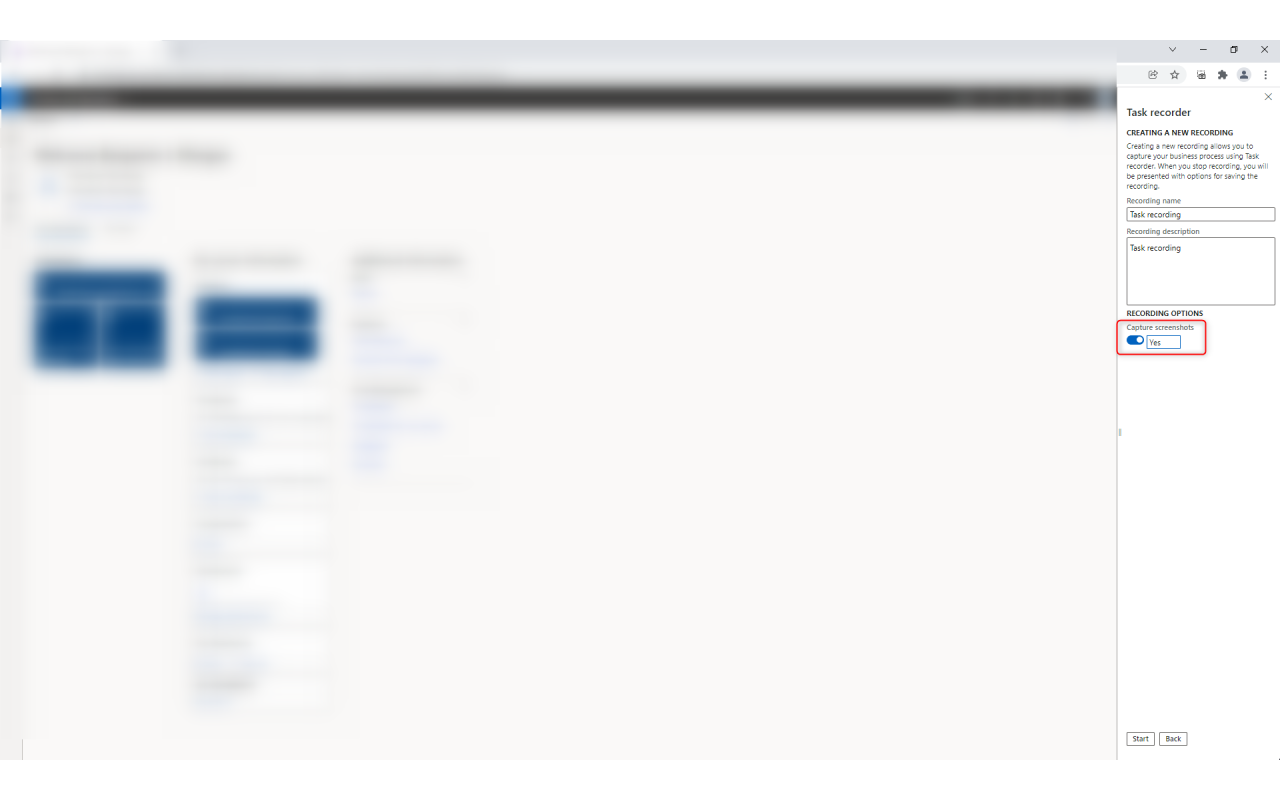 Dynamics 365 F&O Task Recorder Screenshot截图1
