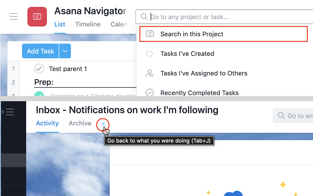 Asana Navigator截图2