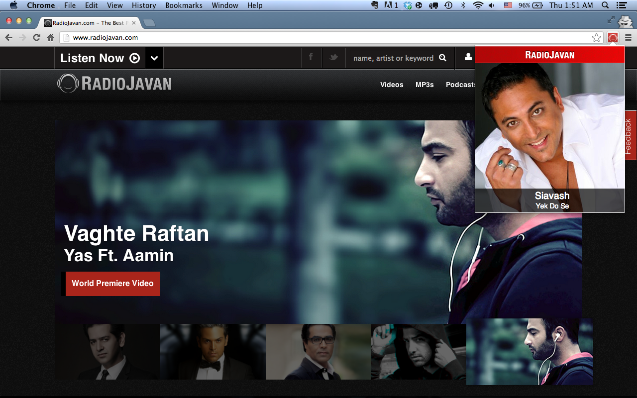 Radio Javan Player截图1