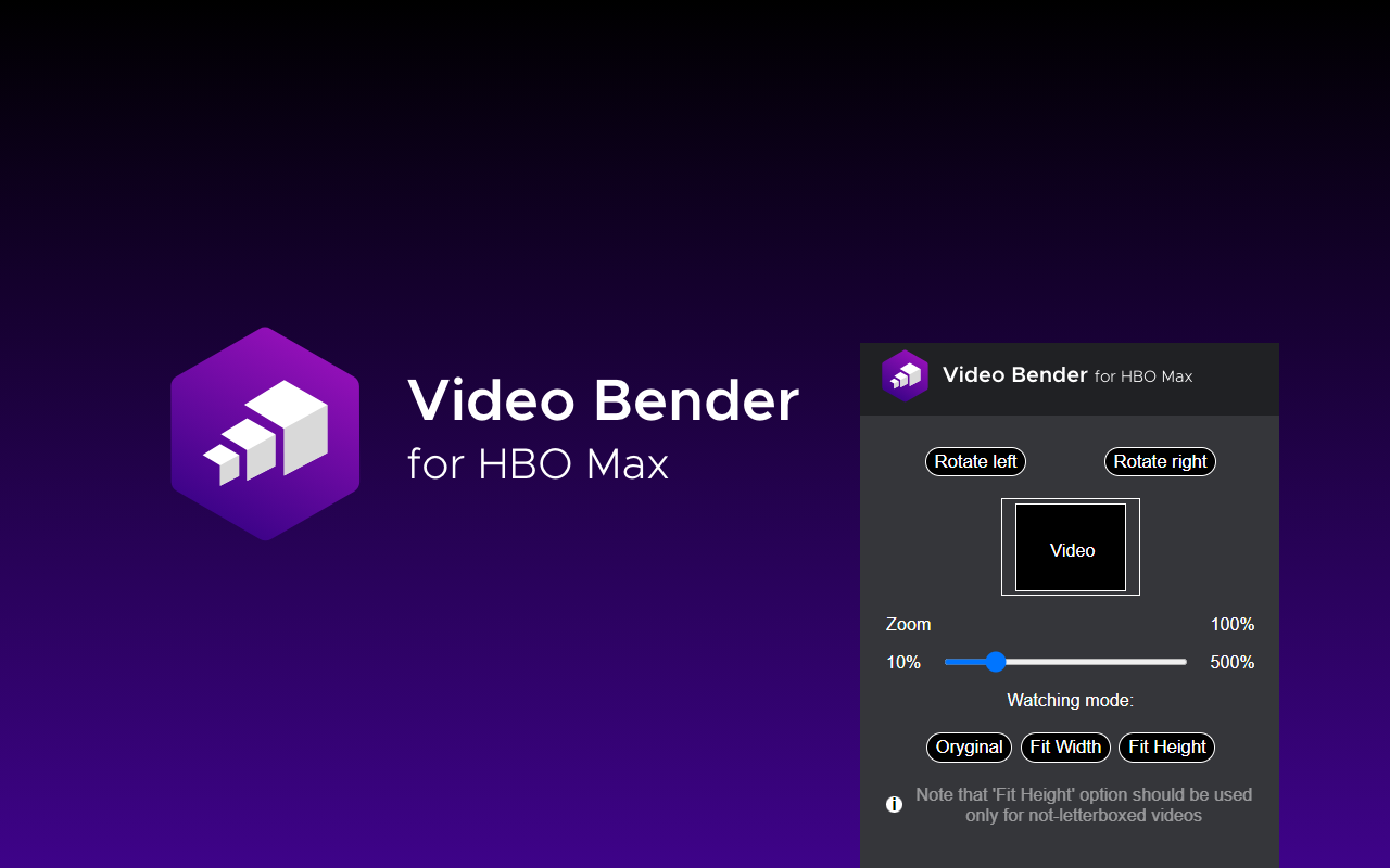 HBOMax Video Bender: rotate and zoom video截图1