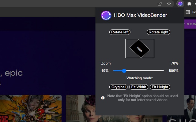 HBOMax Video Bender: rotate and zoom video截图2