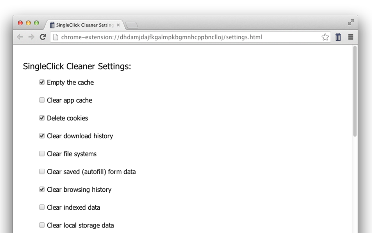 SingleClick Cleaner截图3