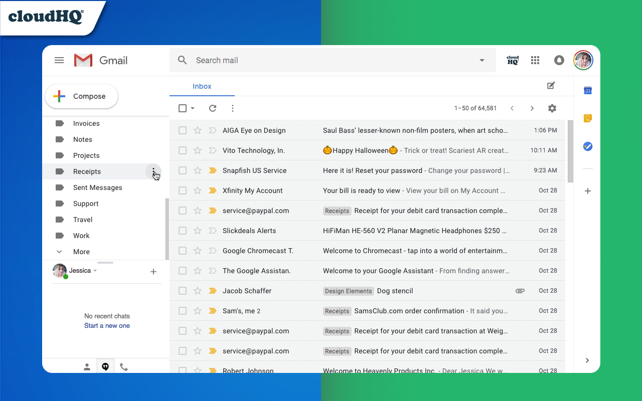 Gmail Tabs by cloudHQ截图4
