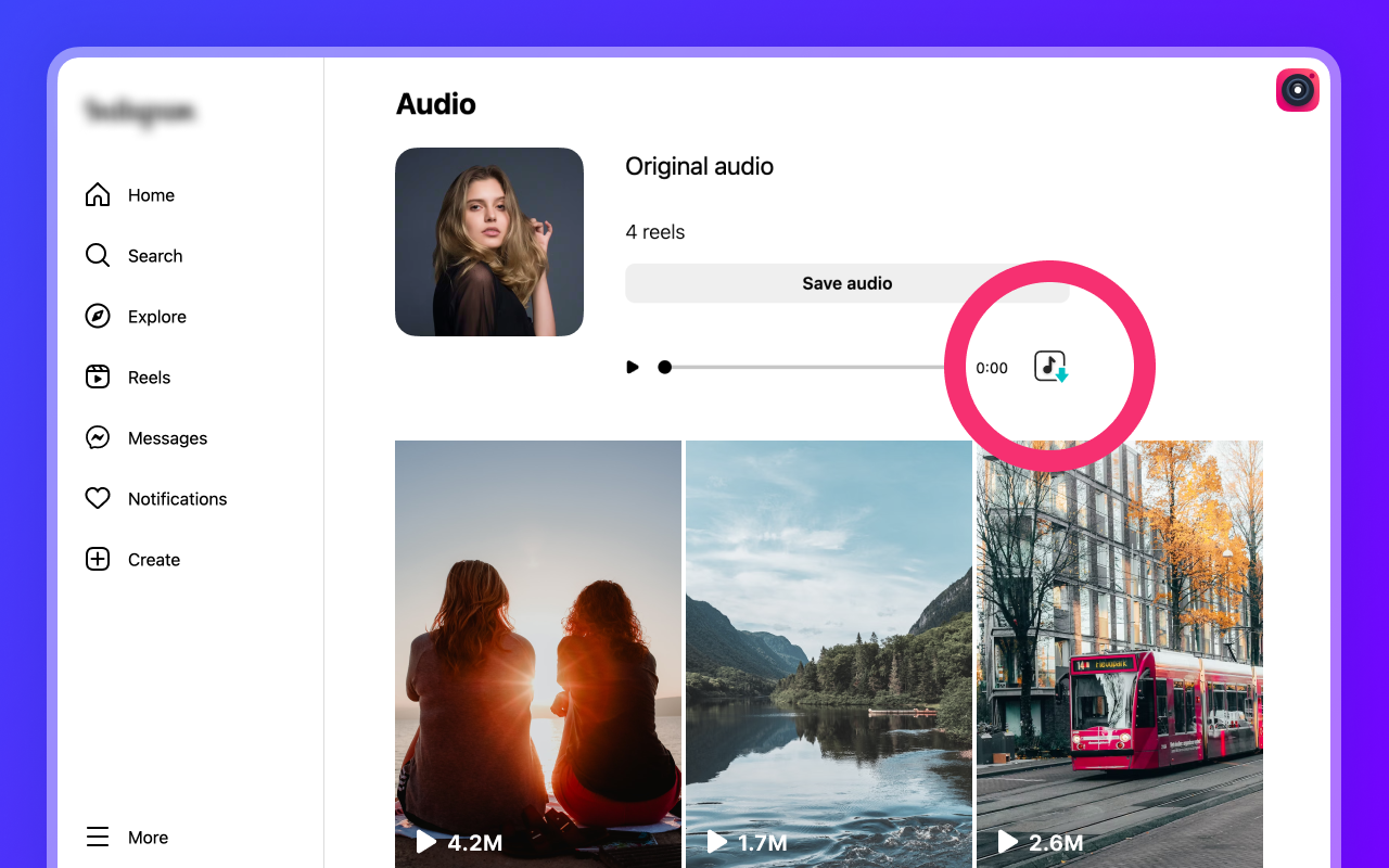 Download Instagram Reels online截图1