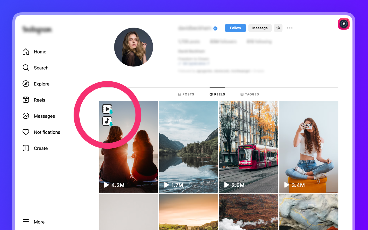 Download Instagram Reels online截图3