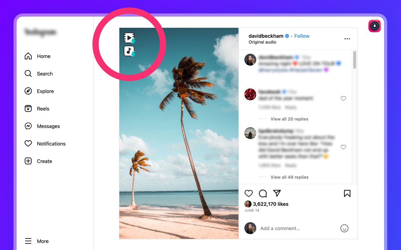 Download Instagram Reels online截图4