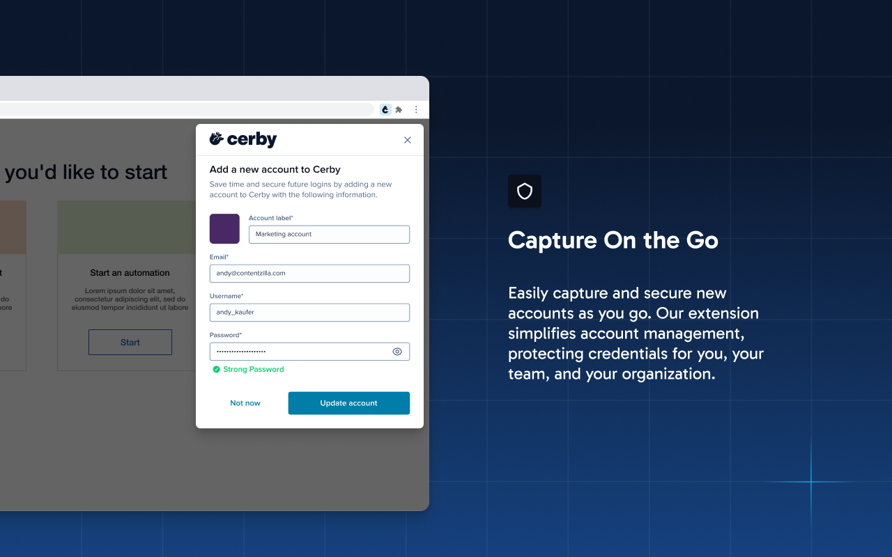 Cerby's browser extension截图1