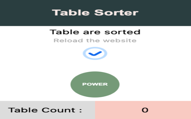 Table Sorter截图1