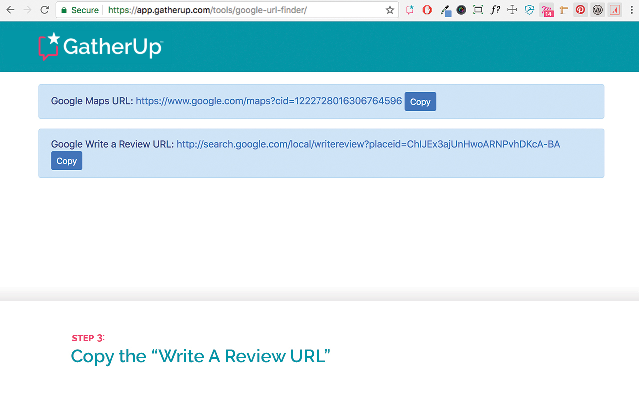 GatherUp Google Review Link Generator截图2