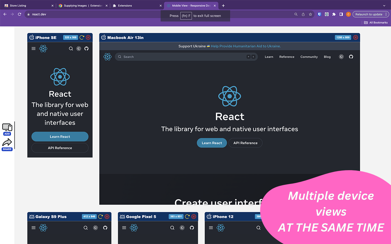 Mobile View: Test responsive designs fast截图3