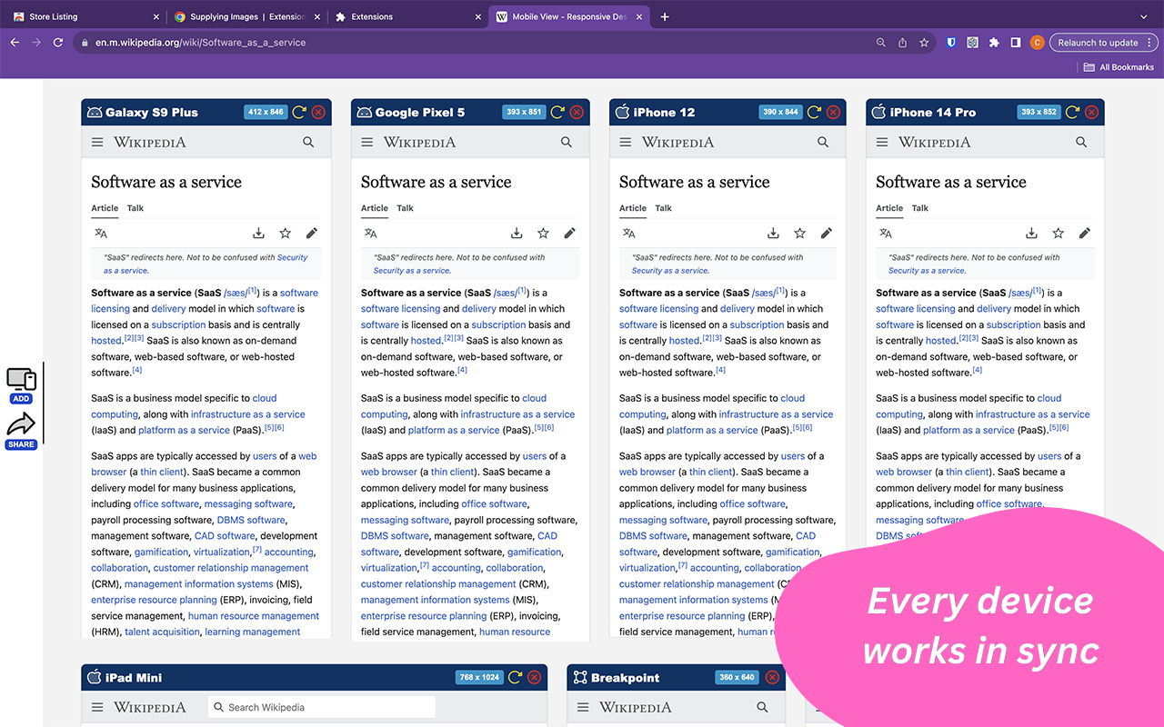 Mobile View: Test responsive designs fast截图5