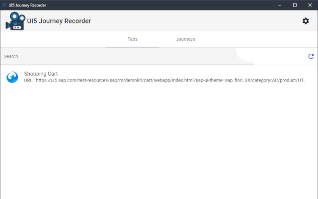 UI5 Journey Recorder截图3