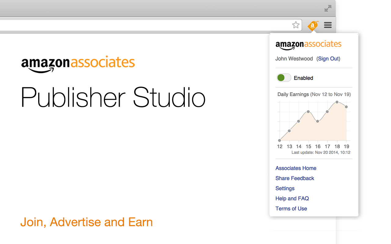 Amazon Publisher Studio Extension Beta截图2