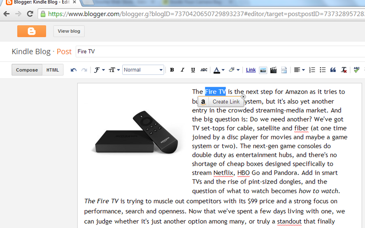 Amazon Publisher Studio Extension Beta截图3
