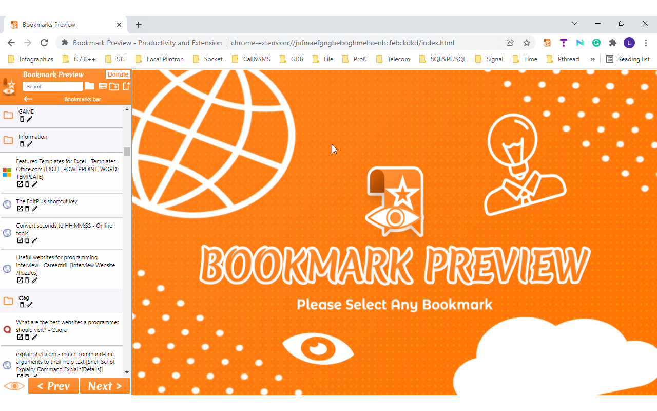Bookmark Preview - Productivity and Extension截图3