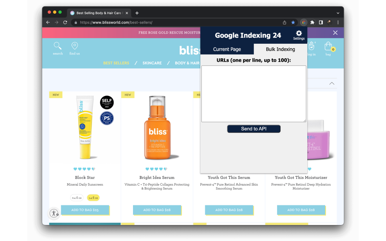 SEO Indexing Tool for Google截图1