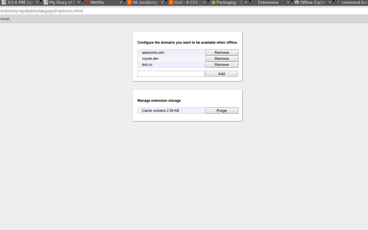 Offline Cache截图1