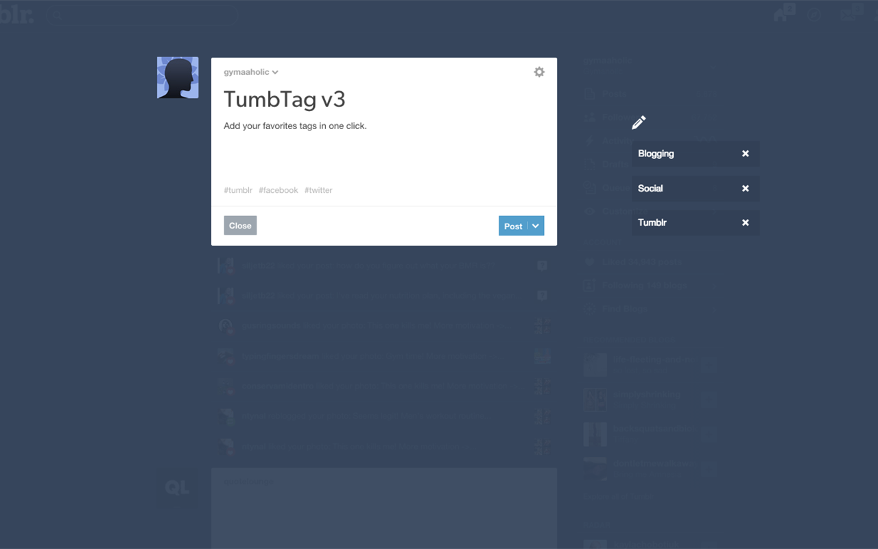 Tumblr Tag截图1