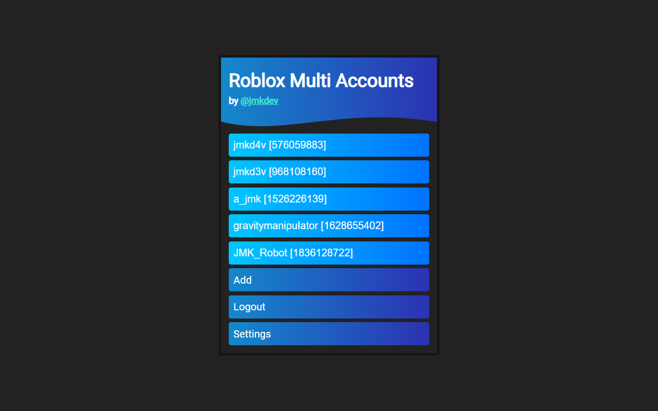 Roblox Multi Accounts截图1