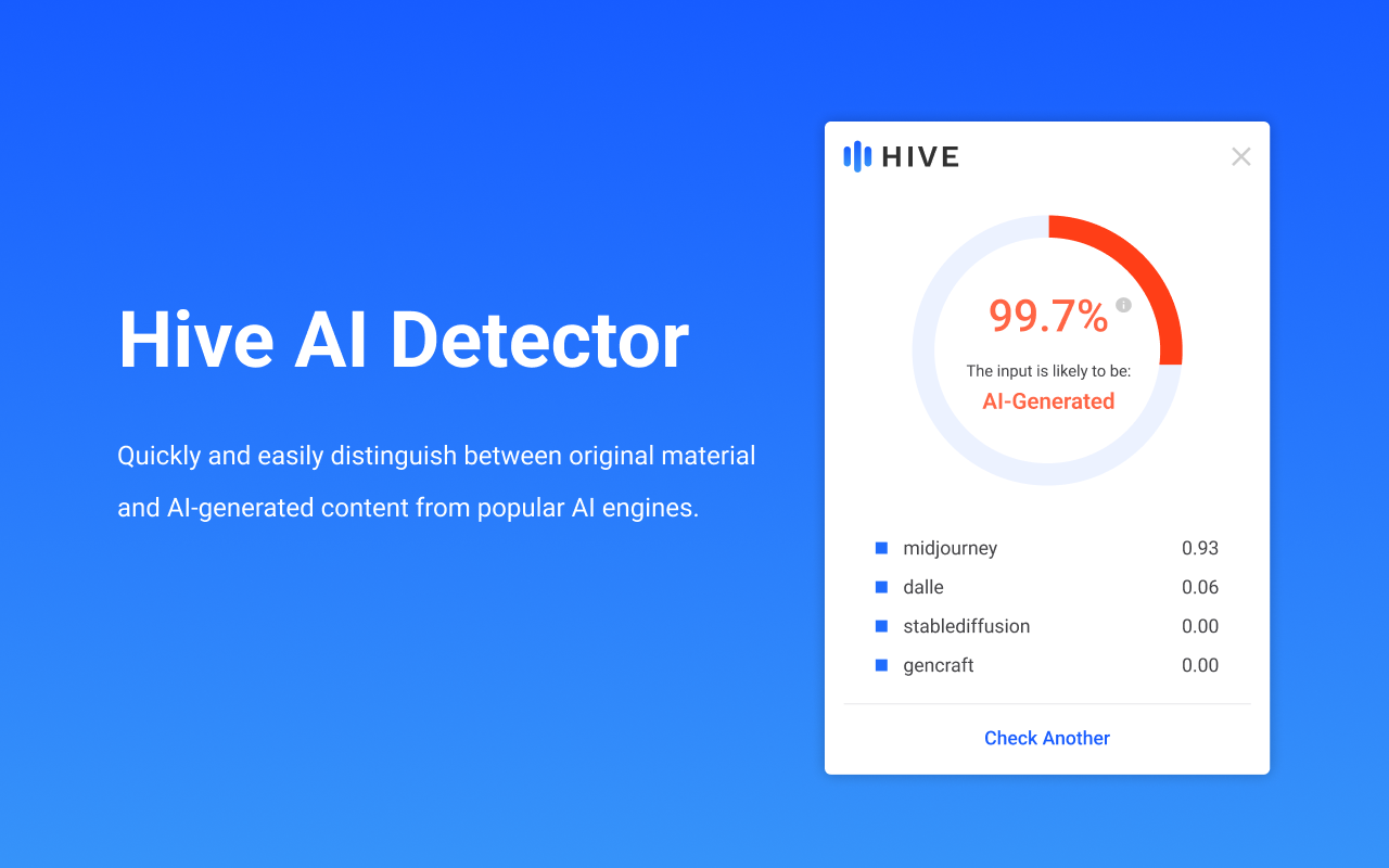 Hive AI Detector截图1
