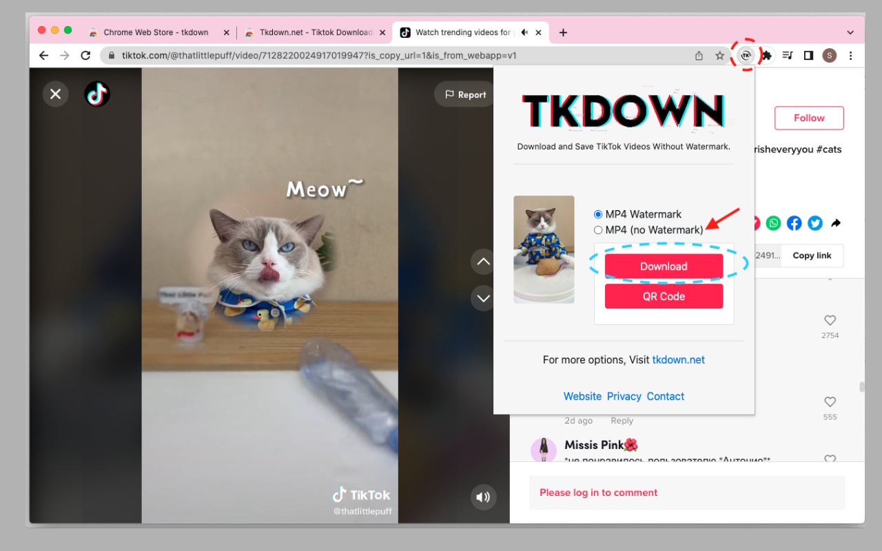 Video Downloader for Tiktok with No Watermark截图1