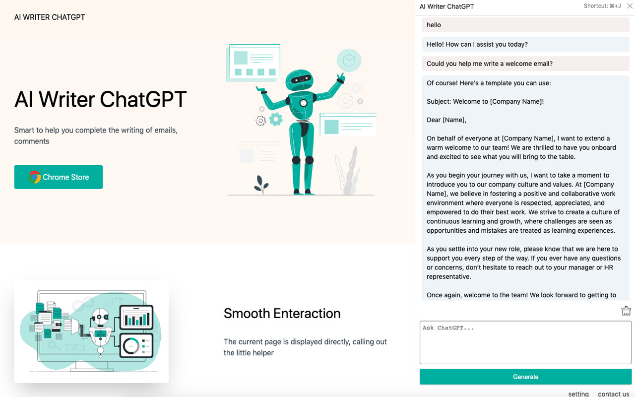 AI Writer ChatGPT截图1