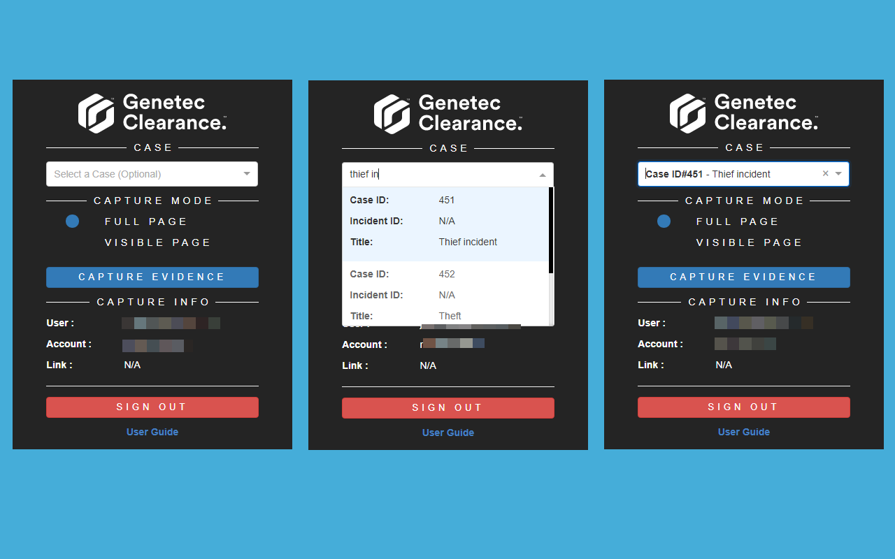 Genetec Clearance Capture截图2