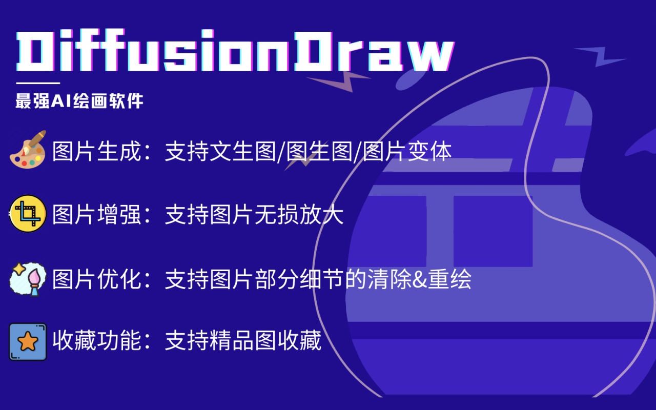 最佳AI艺术生成器(免费)- DiffusionDraw截图2