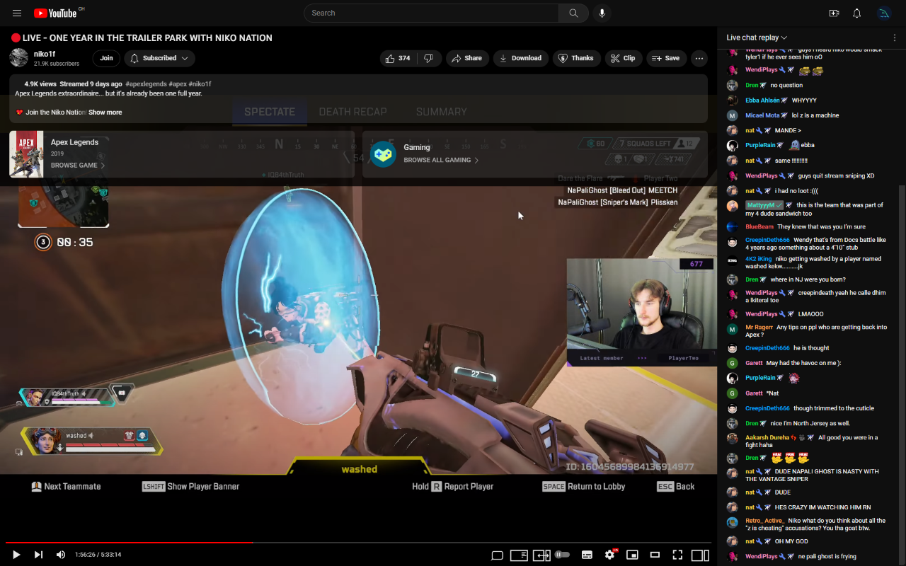 YouTube Livestreams Theater Mode截图5