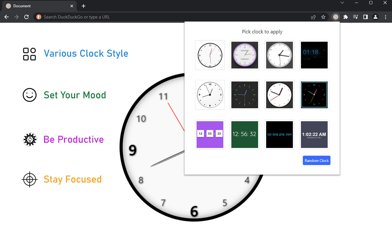 Clock Tab截图2