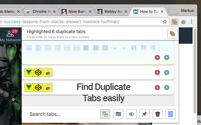 Tab Manager Plus for Chrome截图1
