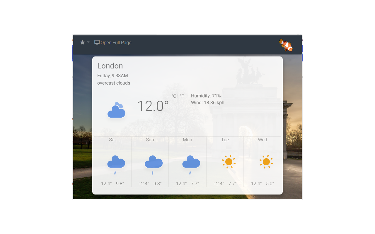 Weather Forecast截图1