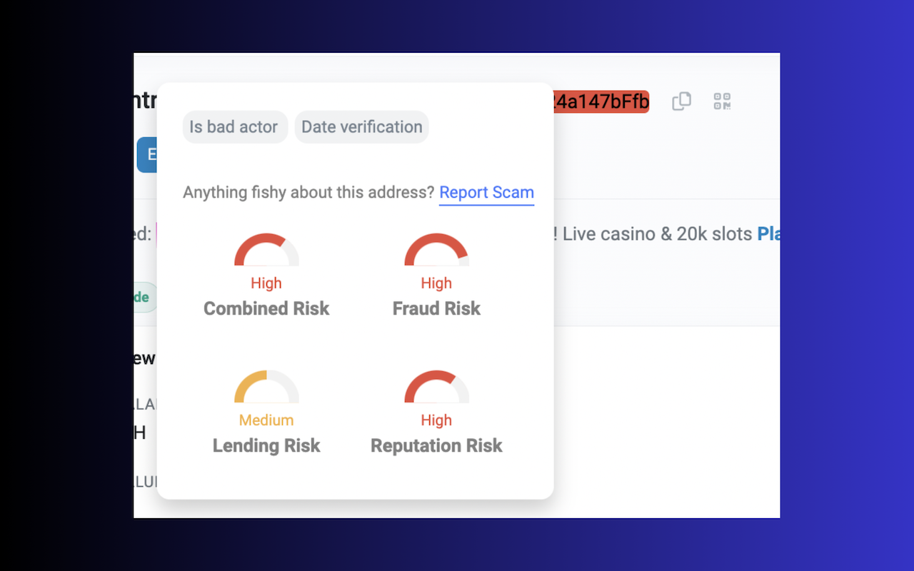 Wallet Highlighter - Crypto Fraud & Risk Tool截图1