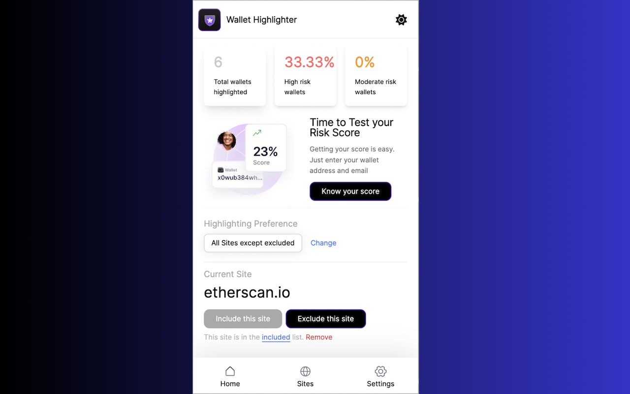 Wallet Highlighter - Crypto Fraud & Risk Tool截图2