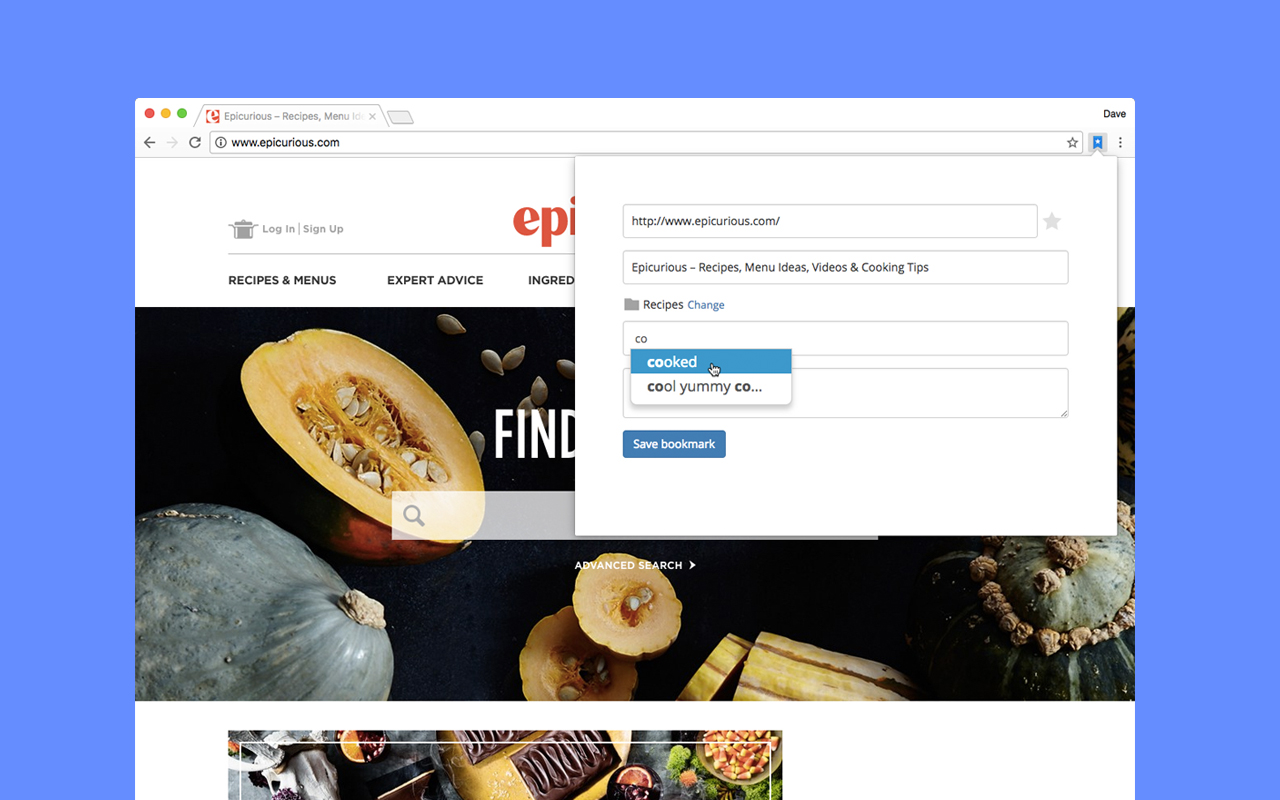 Save to Bookmark OS截图1