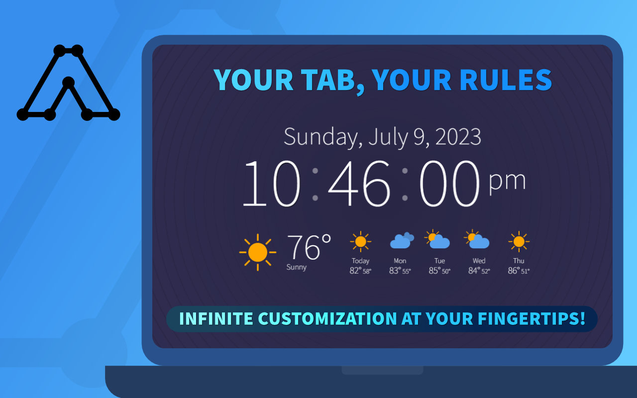 CaretTab - New Tab Dashboard截图3