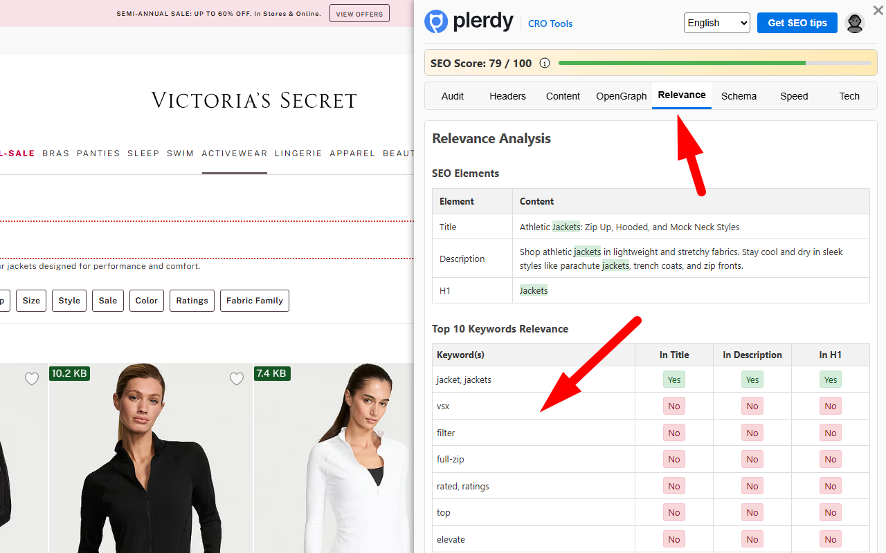 Plerdy SEO Analyzer截图2