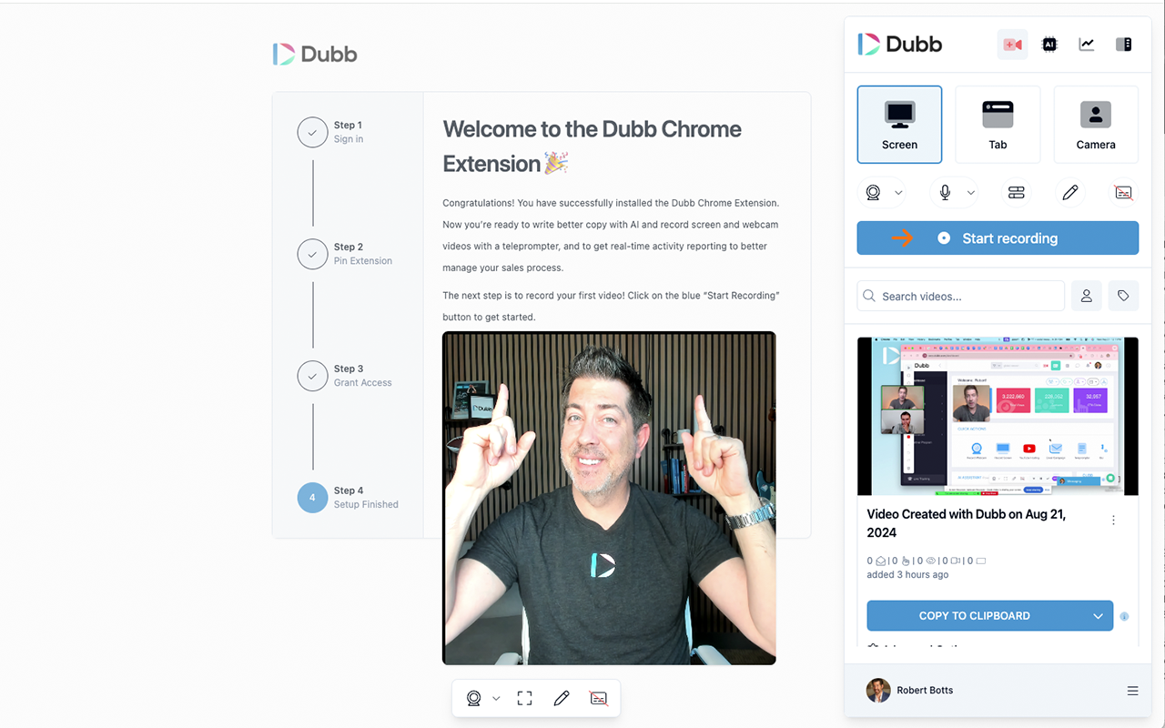 Screen Recorder, Webcam Recorder - Dubb Video截图3