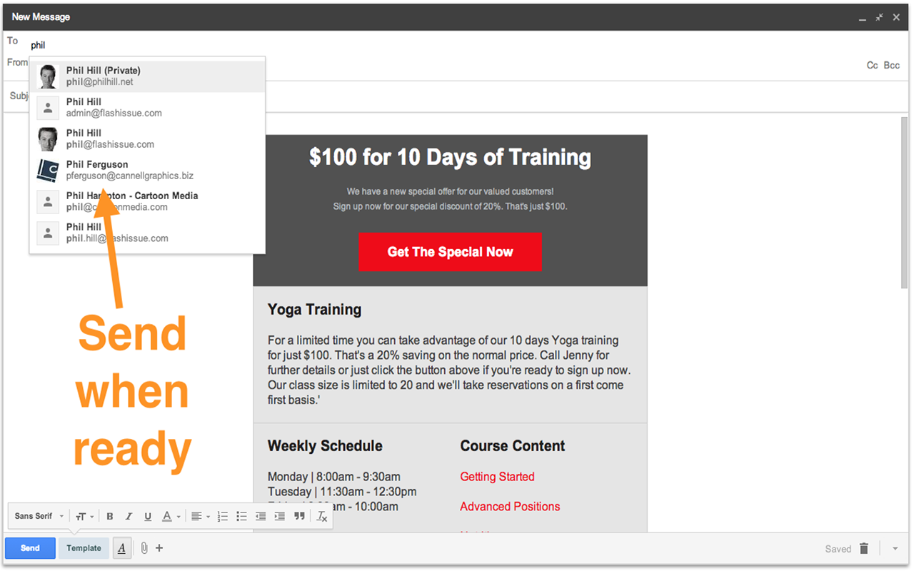 Email templates for Gmail截图1
