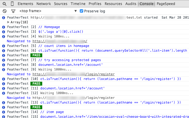 FeatherTest - Website Automated Tests截图2
