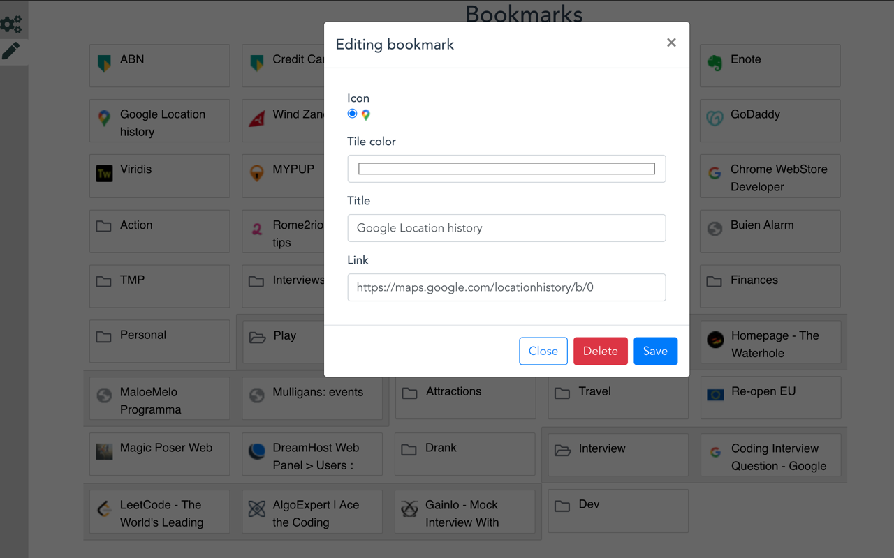 AnotherTab - New Tab page截图1