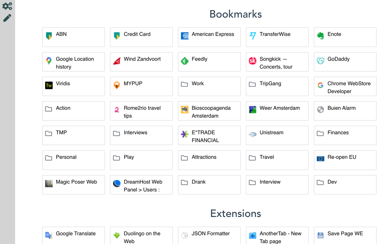 AnotherTab - New Tab page截图4