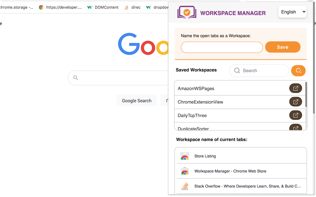 Workspace Manager截图1