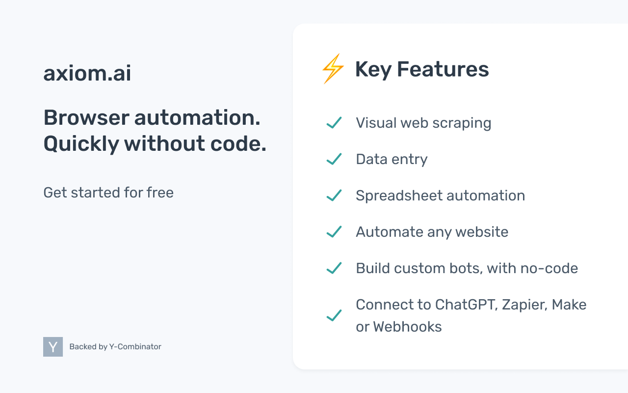 Axiom Browser Automation & Web Scraping截图4