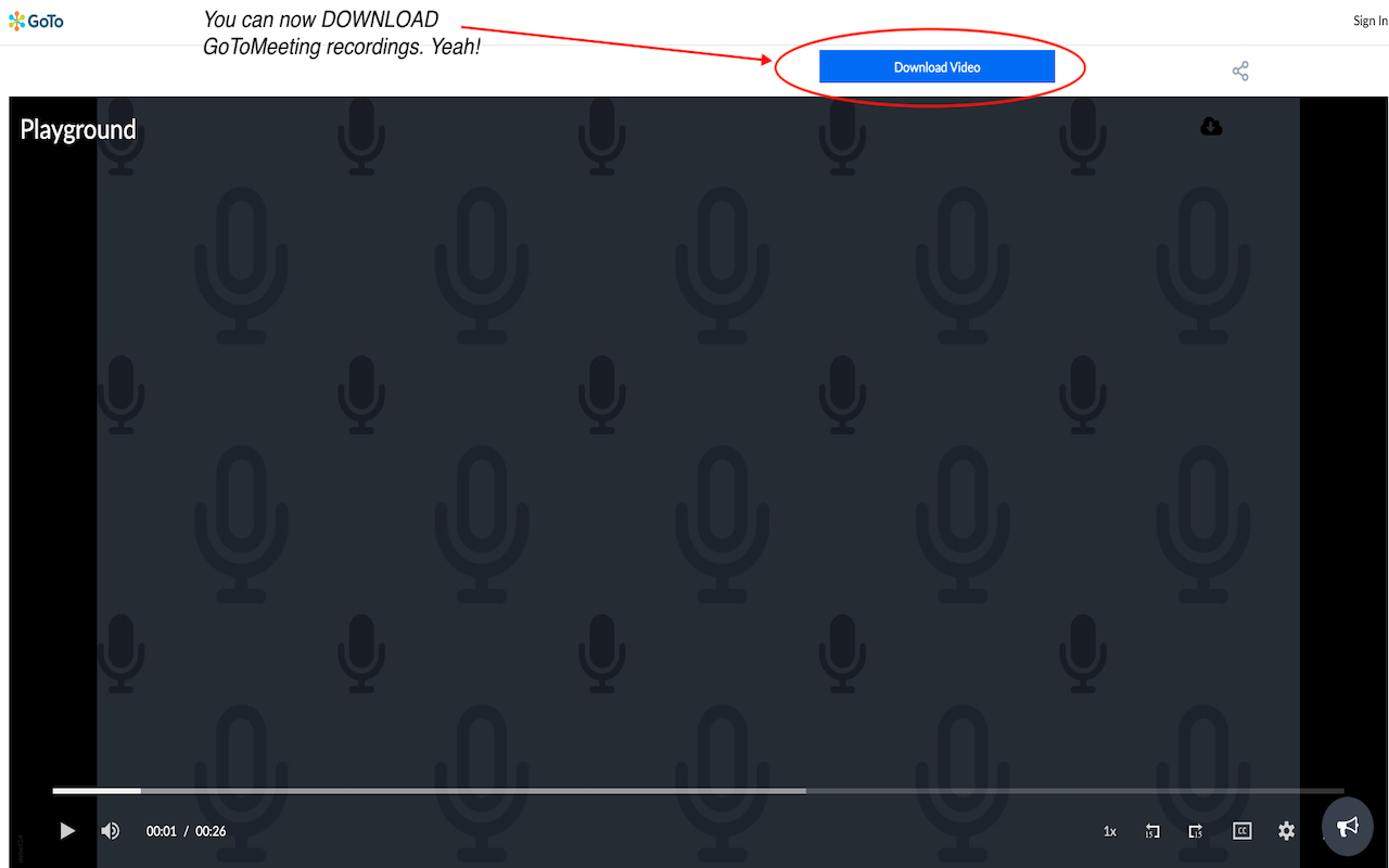 GoToWebinar & GoToMeeting Download Recordings截图1