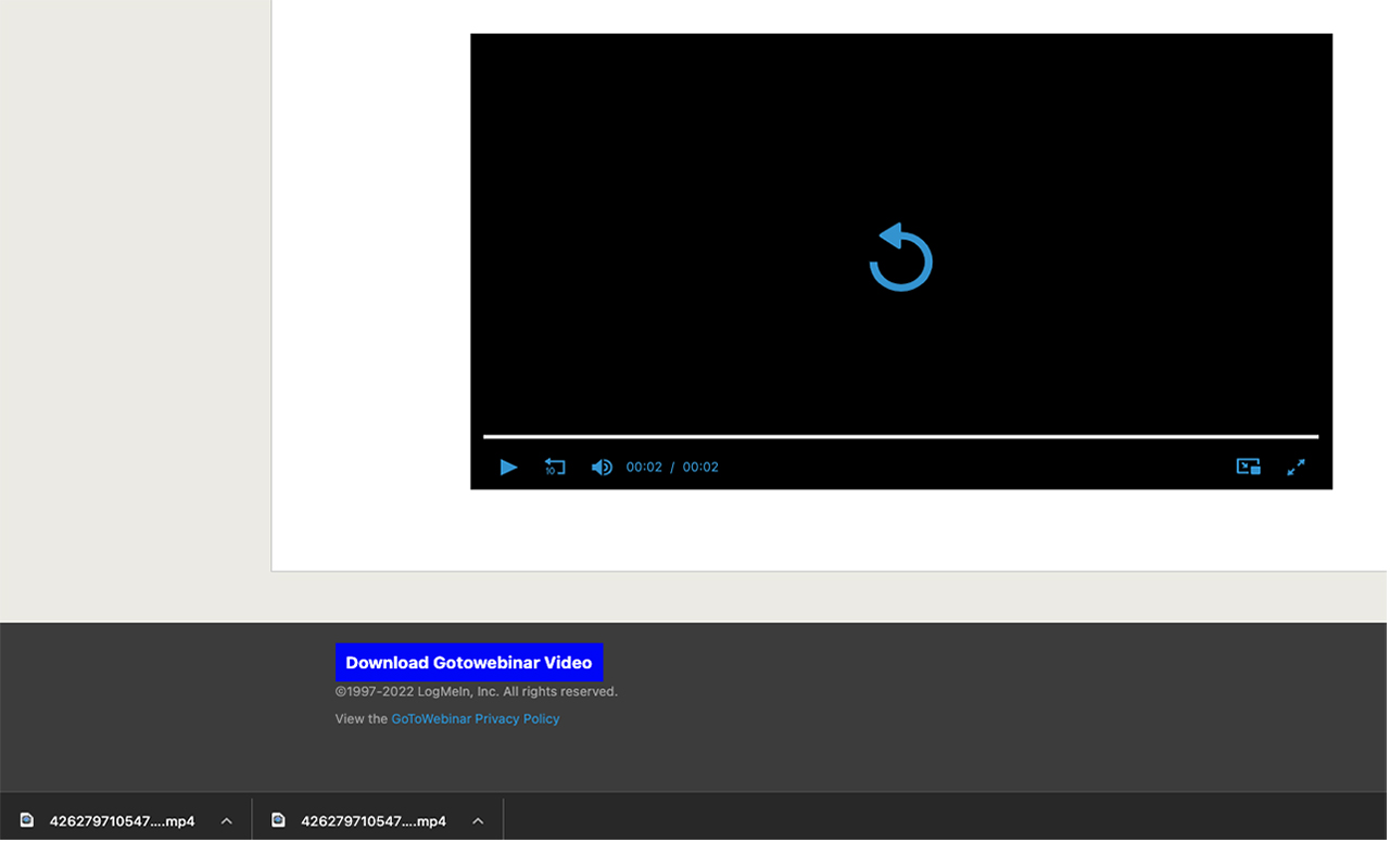 GoToWebinar & GoToMeeting Download Recordings截图2